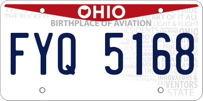 OH license plate FYQ5168