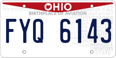 OH license plate FYQ6143
