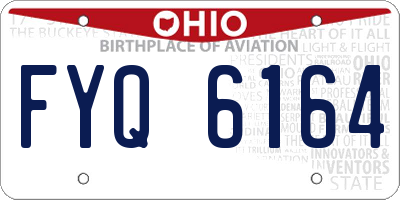 OH license plate FYQ6164