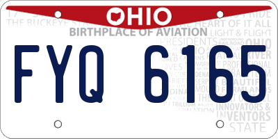 OH license plate FYQ6165