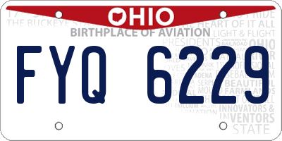 OH license plate FYQ6229
