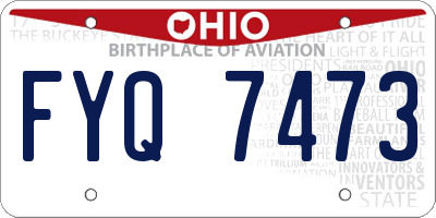 OH license plate FYQ7473