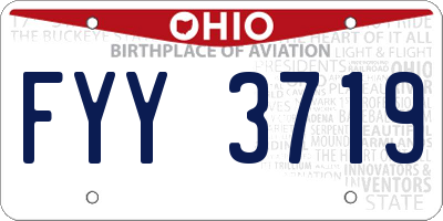 OH license plate FYY3719