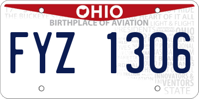 OH license plate FYZ1306