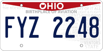 OH license plate FYZ2248