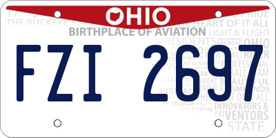 OH license plate FZI2697