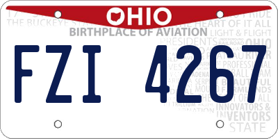 OH license plate FZI4267