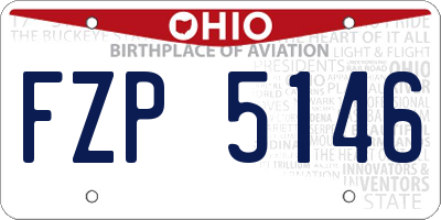 OH license plate FZP5146