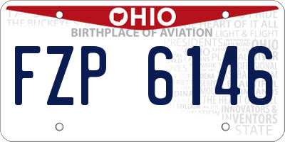 OH license plate FZP6146