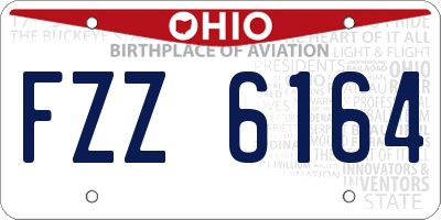 OH license plate FZZ6164