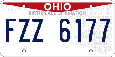 OH license plate FZZ6177