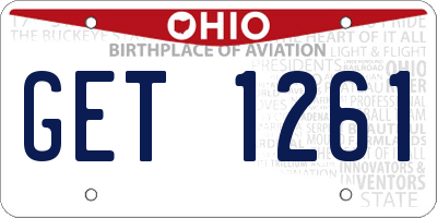 OH license plate GET1261