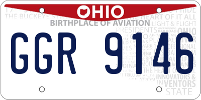 OH license plate GGR9146