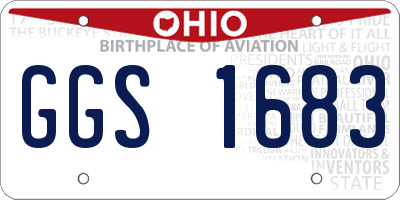 OH license plate GGS1683