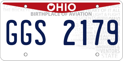 OH license plate GGS2179