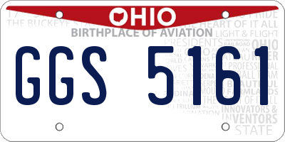 OH license plate GGS5161