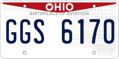 OH license plate GGS6170