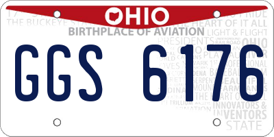 OH license plate GGS6176