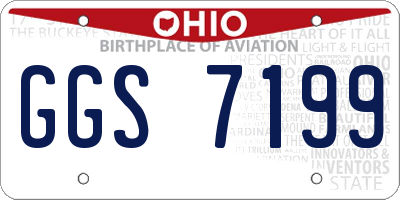 OH license plate GGS7199