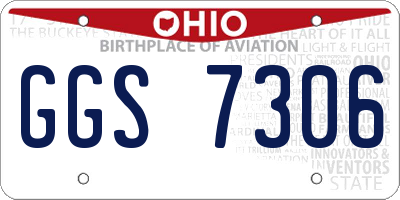 OH license plate GGS7306