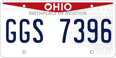 OH license plate GGS7396