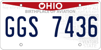 OH license plate GGS7436
