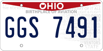 OH license plate GGS7491