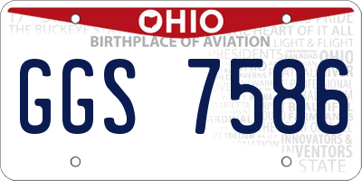 OH license plate GGS7586