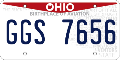 OH license plate GGS7656