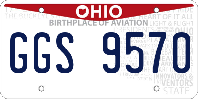 OH license plate GGS9570
