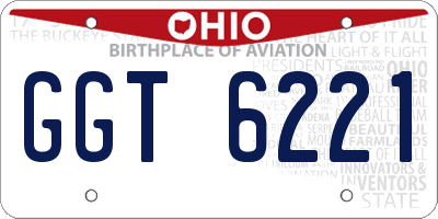 OH license plate GGT6221