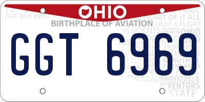 OH license plate GGT6969