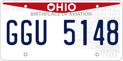 OH license plate GGU5148