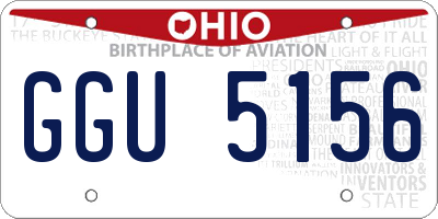 OH license plate GGU5156