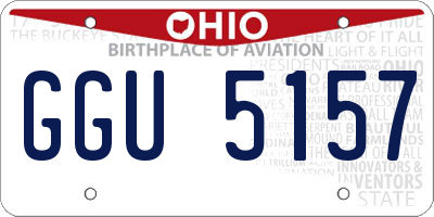 OH license plate GGU5157