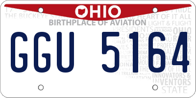 OH license plate GGU5164