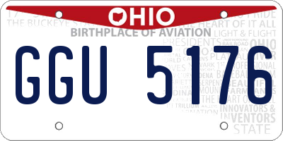 OH license plate GGU5176