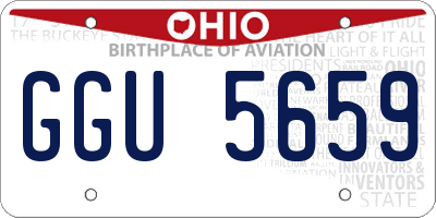 OH license plate GGU5659