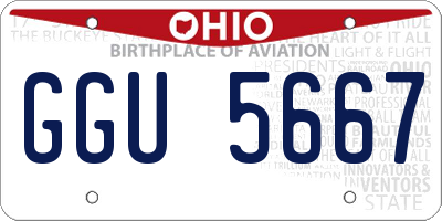 OH license plate GGU5667