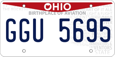 OH license plate GGU5695