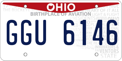 OH license plate GGU6146