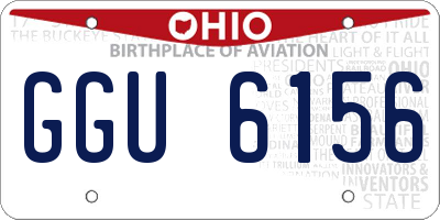 OH license plate GGU6156