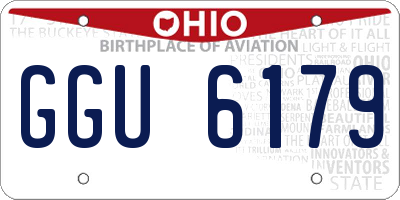 OH license plate GGU6179