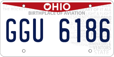 OH license plate GGU6186