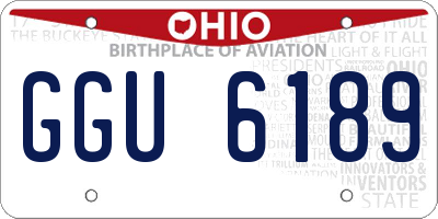 OH license plate GGU6189