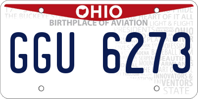 OH license plate GGU6273