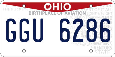 OH license plate GGU6286