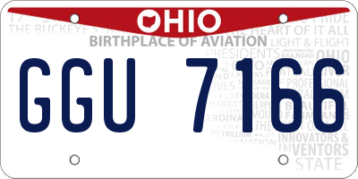 OH license plate GGU7166