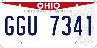 OH license plate GGU7341