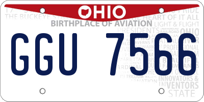 OH license plate GGU7566